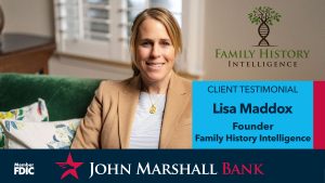 JMB Client Testimonial Family History Intelligence, Lisa Maddox founder